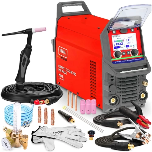 Spawarka Ideal EXPERT TIG 222 AC/DC PFC PULSE Pro 5 LCD - Zestaw #0