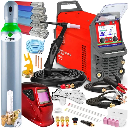 Spawarka Ideal EXPERT TIG 222 AC/DC PFC PULSE Pro 5 LCD - Zestaw #3
