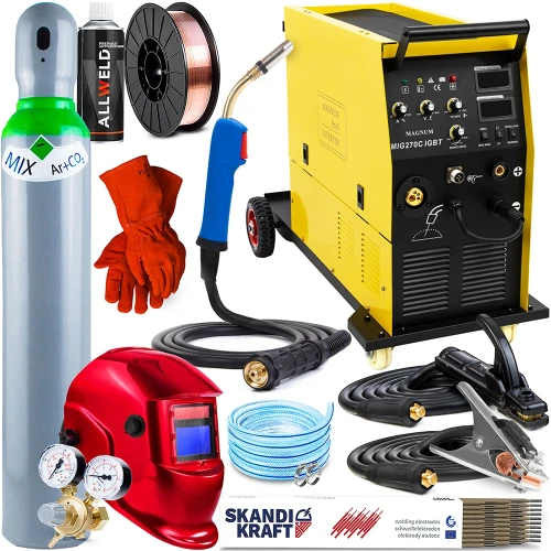 Spawarka Migomat Magnum MIG 270C IGBT Aluminium 400V - Zestaw #2 AK