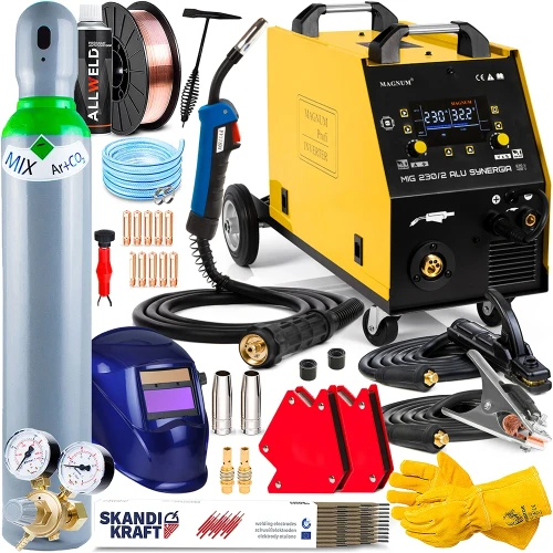 Spawarka Migomat Magnum MIG 230 / 2  Alu Synergia 230 V lub 400 V - Zestaw #3