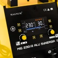 Spawarka Magnum MIG 230 2 Alu Synergia - Panel Sterowania