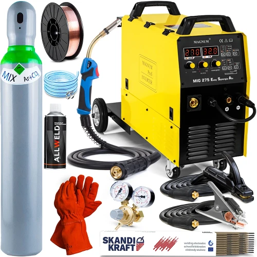 Spawarka Migomat Magnum 275 Easy Synergia Alu 4x4 MIG/MAG - Zestaw #1 AK