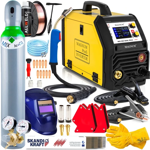 Spawarka Migomat Magnum Mig 223 Dual Puls LCD Synergia 200A - Zestaw #3