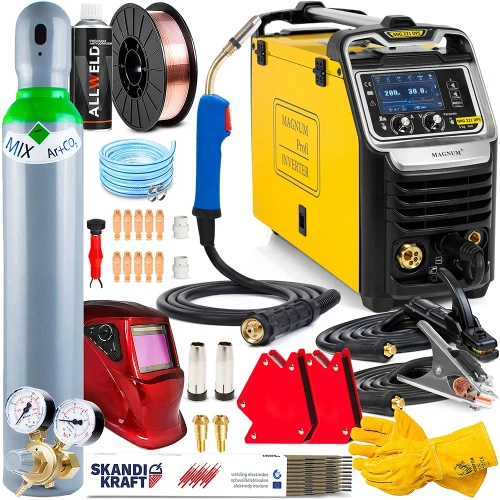 Spawarka Migomat Magnum MIG 221 DPS 5kg Dual Puls Synergia - Zestaw #2