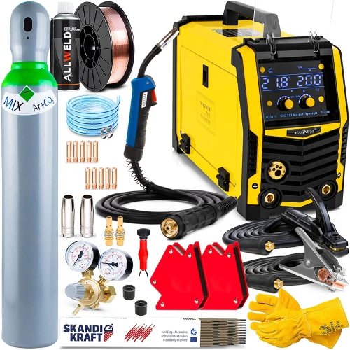 Spawarka Migomat Magnum MIG 217 Alu Puls Synergia - Zestaw #1