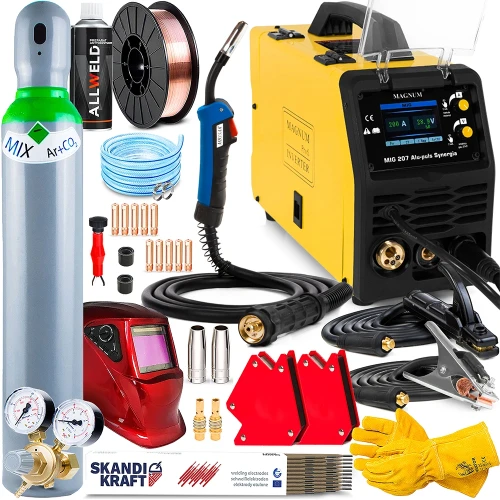Spawarka Migomat Magnum 207 Alu Puls Synergia MIG 3w1 TIG DC - Zestaw #2