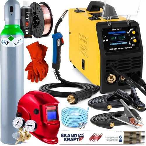 Spawarka Migomat Magnum 207 Alu Puls Synergia MIG 3w1 TIG DC - Zestaw #2 AK