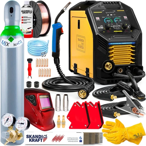 Spawarka inwertorowa Magnum MIG 201 Alu Pro Synergia 230V 200A - Zestaw #2
