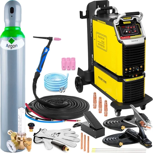 Spawarka Magnum THF 400P W8 V2 - TIG AC/DC z Pulsem - Zestaw #1
