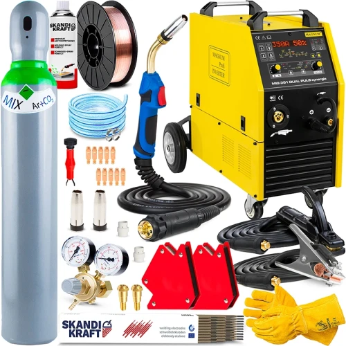Spawarka Migomat Magnum MIG 351 Dual Puls Synergia TIG Lift - Zestaw #1