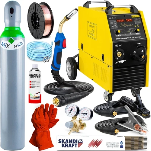Spawarka Migomat Magnum MIG 351 Dual Puls Synergia TIG Lift - Zestaw #1 AK