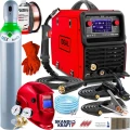 Spawarka Ideal TecnoMIG 222 LCD Synergia - Zestaw 2 AK
