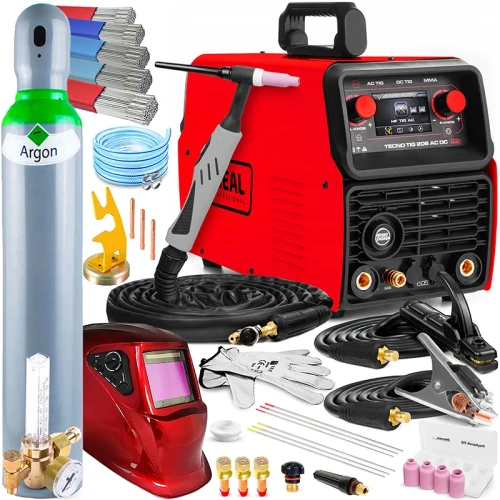Spawarka TIG Ideal TECNOTIG 206 AC/DC LCD - Zestaw #3