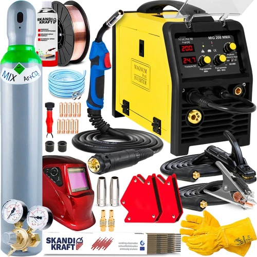 Spawarka Migomat MAGNUM MIG 208 MMA NV - Zestaw #1