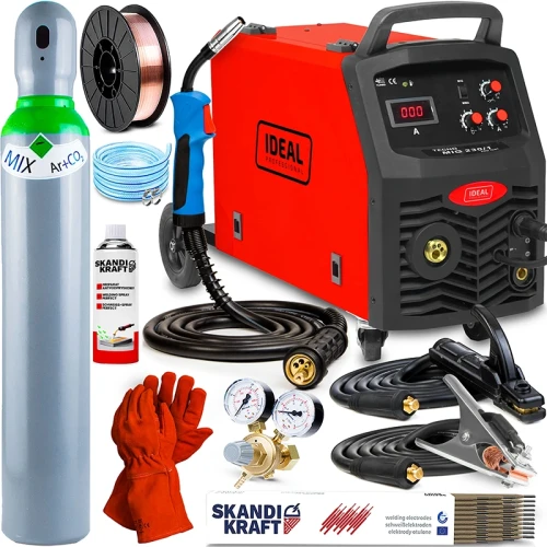 Spawarka Migomat Ideal TECNO MIG 230/1 PRO - Zestaw #1 AK