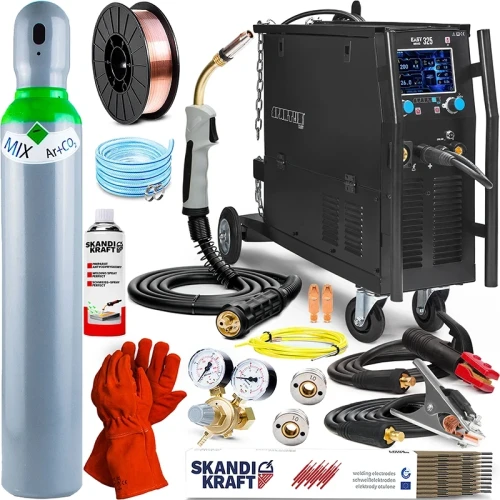 Spawarka Migomat Spartus 325 Synergia LCD MIG MAG MMA - Zestaw #1 AK