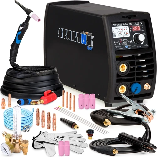 Spawarka TIG DC Spartus EASYTIG 205 E PULS + Pakiet mini 17 - Zestaw #0