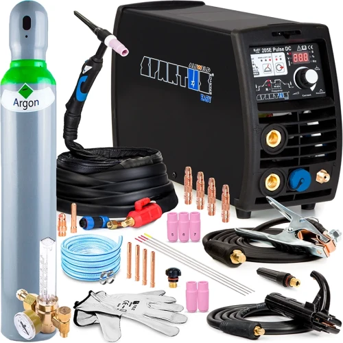 Spawarka TIG DC Spartus EASYTIG 205 E PULS + Pakiet mini 17 - Zestaw #1