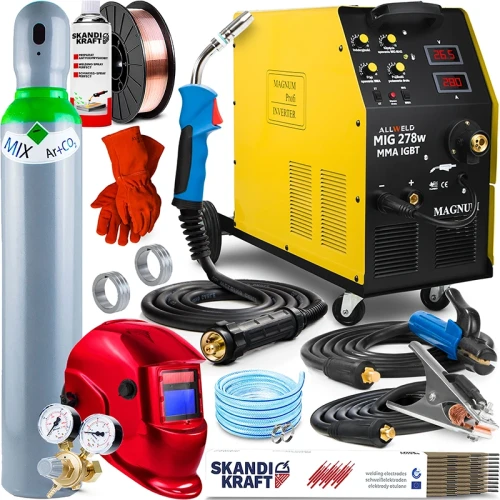 Spawarka Migomat Magnum MIG 278 MMA IGBT - Zestaw #2 AK