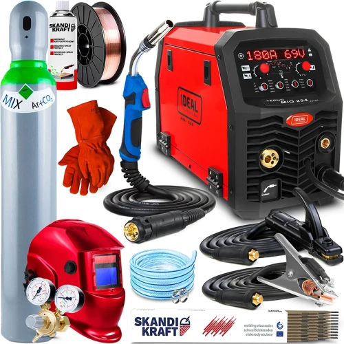 Spawarka Migomat IDEAL TECNO MIG 234 PULSE 4x4 Zestaw AK #2