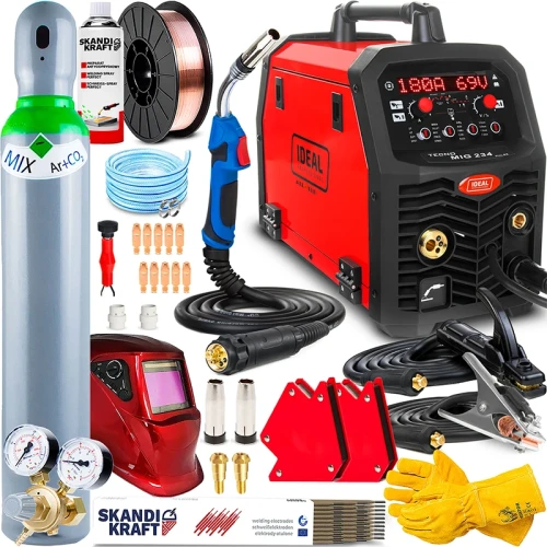 Spawarka Migomat IDEAL TECNO MIG 234 PULSE 4x4 - Zestaw #2
