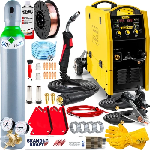 Spawarka Migomat Magnum MIG 315 MMA Synergia 400V Spawanie Punktowe Zestaw #1