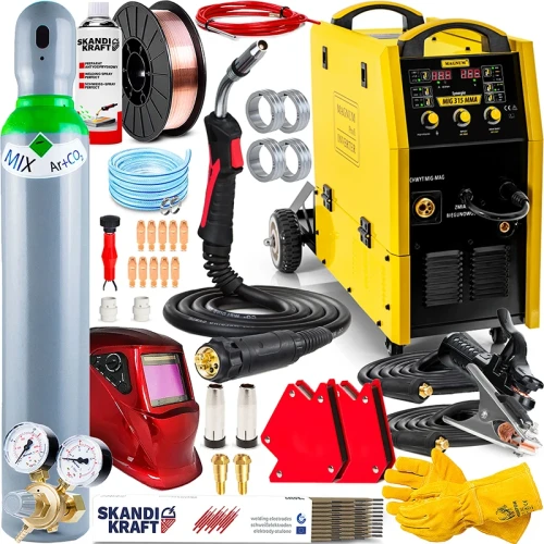 Spawarka Migomat Magnum MIG 315 MMA Synergia 400V Spawanie Punktowe Zestaw #2