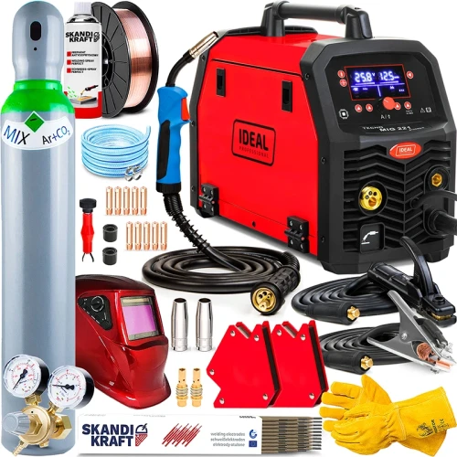 Spawarka Migomat Ideal Tecno MIG 221 Synergia - 3w1 TIG LIFT - Zestaw #2