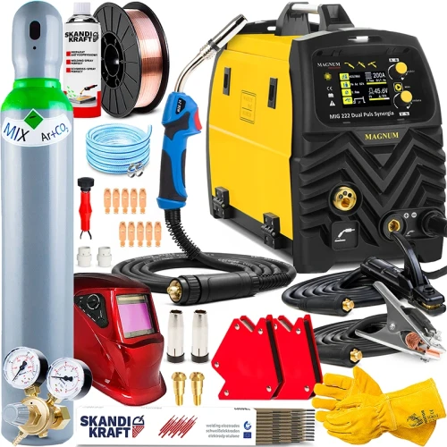  Spawarka Migomat Magnum MIG 222 Dual Puls Synergia LCD - Zestaw #2