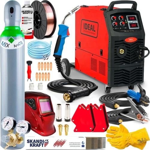 Spawarka Migomat Ideal TECNO MIG 370 4X4 DIGITAL - Zestaw #2