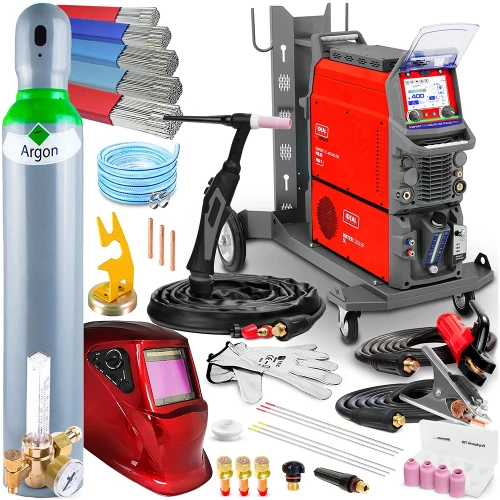 Spawarka Ideal Expert TIG 422 AC DC Pulse Pro 7 LCD 400A z Chłodnicą - Zestaw #3