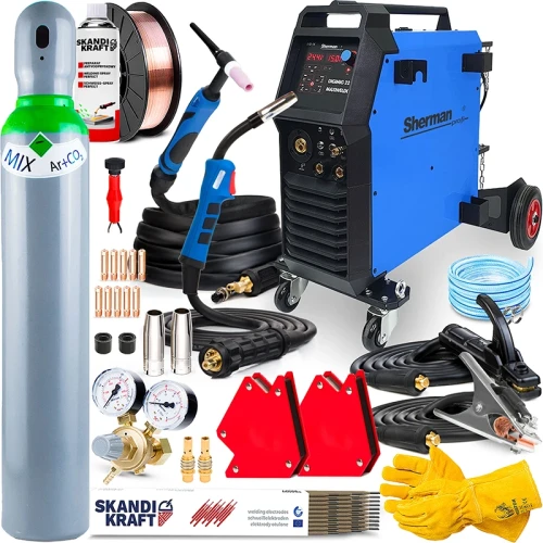 Spawarka Sherman DIGIMIG 224 Maxiwelder TIG AC/DC MMA MIG/MAG - Zestaw #1