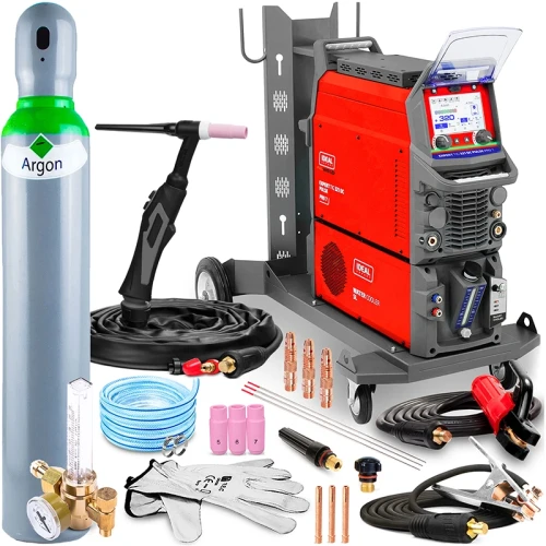 Spawarka Ideal Expert TIG 321 DC Pulse Pro 7 LCD - TIG DC z Chłodnicą - Zestaw #1