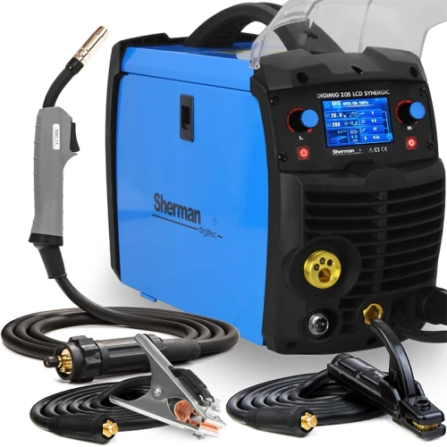 Spawarka Migomat Sherman DIGIMIG 205 LCD Synergic - 3w1 Flux