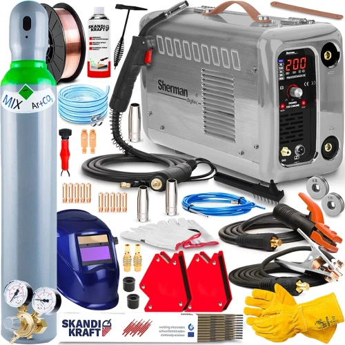  Spawarka Migomat Sherman DIGIMIG 200 Chrome MIG MAG MMA TIG - Synergia - Zestaw #3