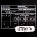 Spawarka Sherman Digimig 207 Easylite - Tabliczka Znamionowa