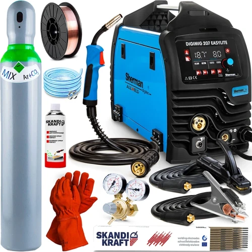Spawarka Migomat Sherman Digimig 207 EASYLITE - TIG LIFT - Zestaw #1 AK