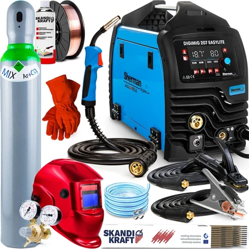 Spawarka Migomat Sherman Digimig 207 EASYLITE - TIG LIFT - Zestaw #2 AK