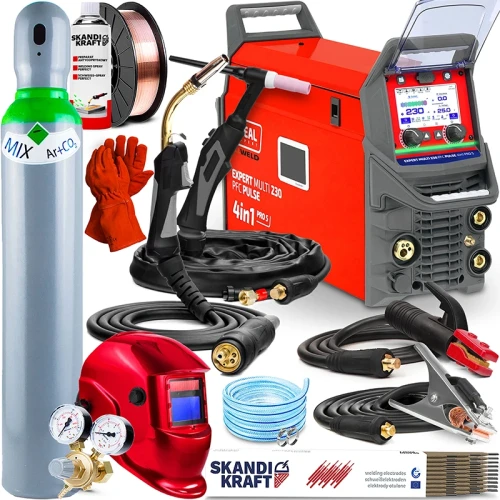 Spawarka Migomat Ideal Expert Multi 230 PFC 4in1 Pro 5 - Zestaw #2 AK