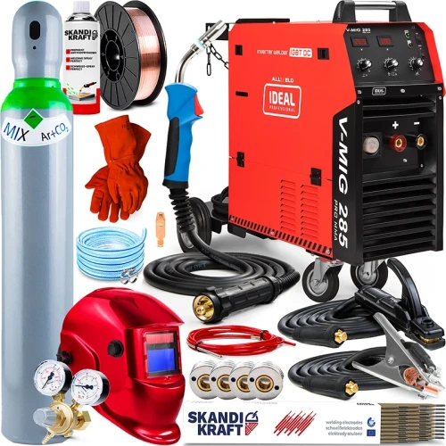 Spawarka Migomat Ideal V-MIG 285 4x4 DIGITAL MMA - Zestaw #2 AK