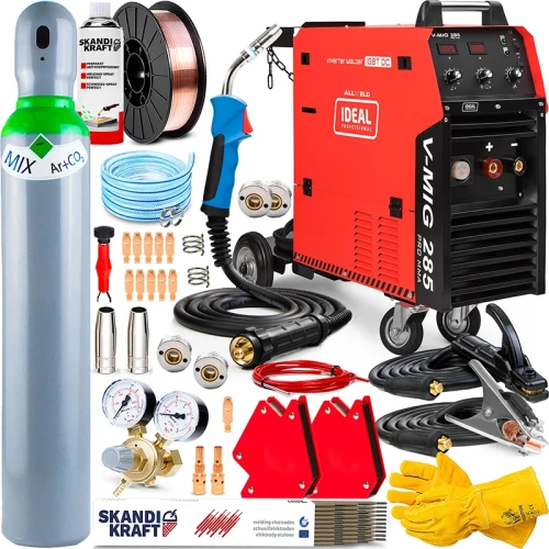 Spawarka Migomat Ideal V-MIG 285 4x4 DIGITAL MMA - Zestaw #1