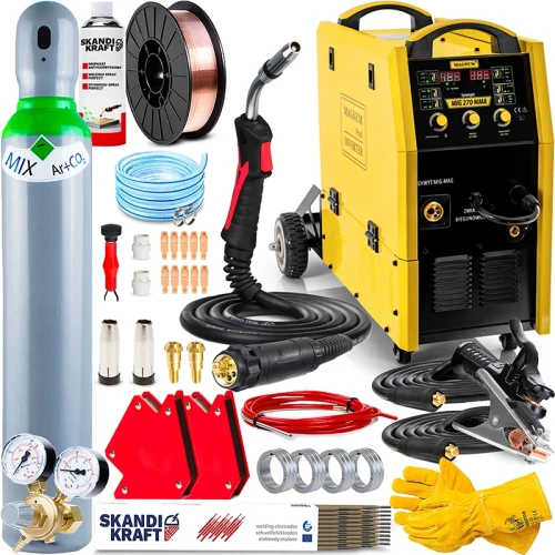 Spawarka Migomat Magnum MIG 270 Synergia IGBT 400V Zestaw #1