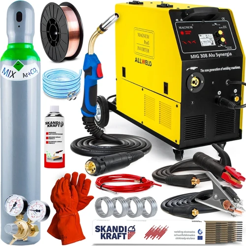 Spawarka Migomat Magnum MIG 308 Alu Synergia - Zestaw #1 AK