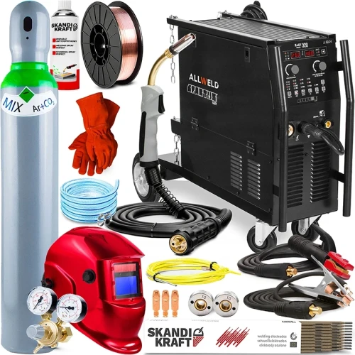 Spawarka Migomat Spartus Easy MIG 320 Synergia 3w1 - Zestaw #2 AK