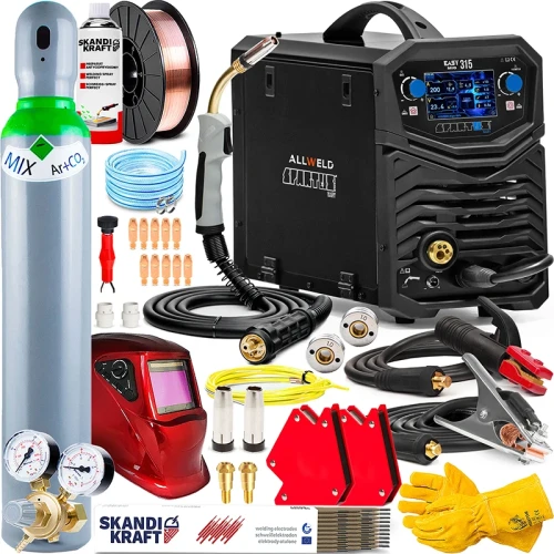 Spawarka Migomat Spartus Easy MIG 315 Synergia LCD IGBT - Zestaw #2