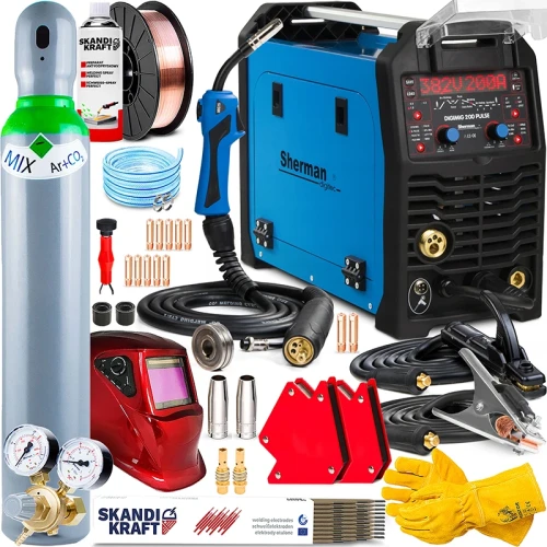 Spawarka Migomat Sherman DIGIMIG 200 Dual Puls Tig Lift - Zestaw #2