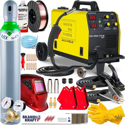Spawarka Migomat Magnum MIG MAG 170 W IGBT z indukcyjnością - Zestaw #2