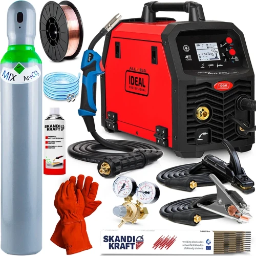 Spawarka Migomat Ideal Tecno MIG 205 MAG Synergia V2 New - Zestaw #1 AK