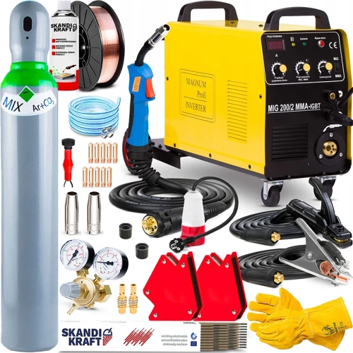 Spawarka Migomat Magnum 200/2 KN 230/400V - Lutospawanie - Zestaw #1