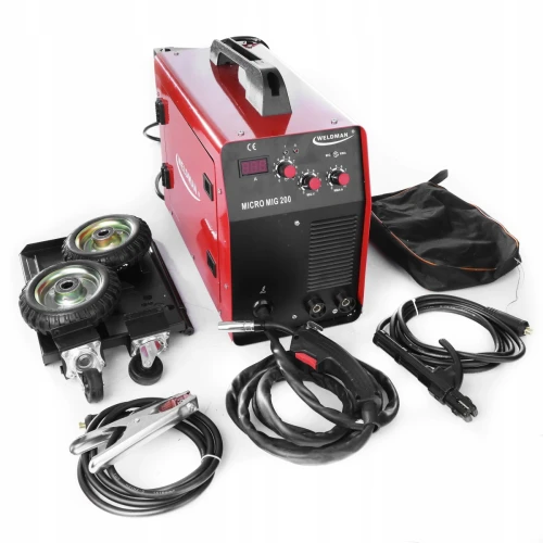 [OUTLET] PÓŁAUTOMAT SPAWALNICZY WELDMAN MICRO MIG 200 230V 200A MIG/MAG MMA FLUX